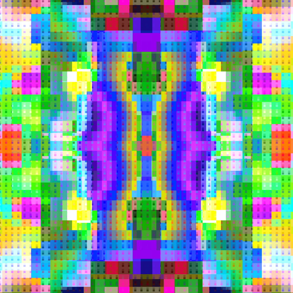 Magical Pixelated Kaleidoscope #8 static token preview