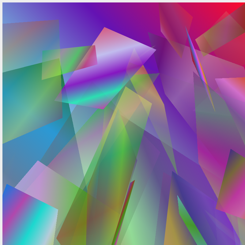 random divs with gradient and perspective #22 static token preview