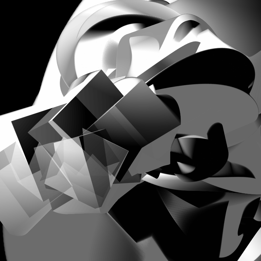 Transparent Evolving Sculpture #2 static token preview
