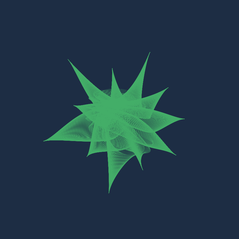 Bezier Stars #1 static token preview
