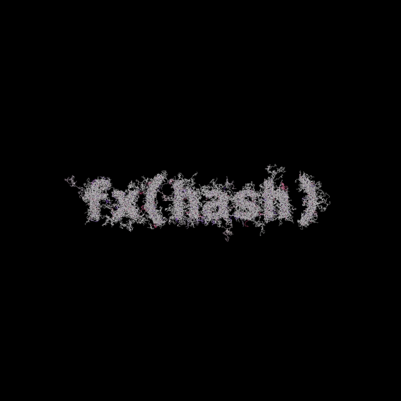 FXHASH Logo with Features #19 static token preview