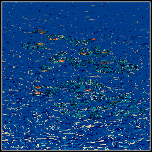 Polluted water lilies #3 static token preview