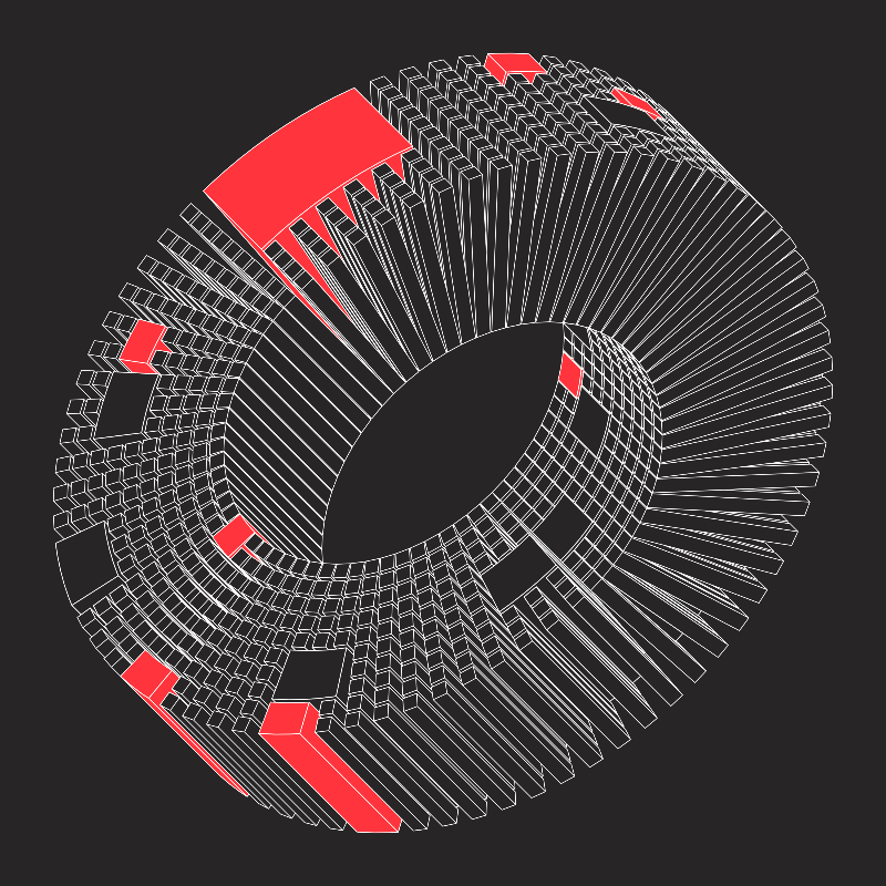 Ex Mobius (Neon Red) #14 static token preview