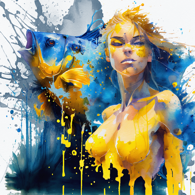 Artemis and Fish #1 static token preview