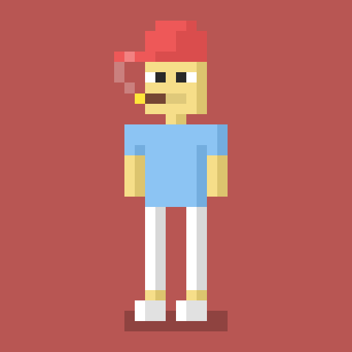 Pixel Dudes #8 static token preview