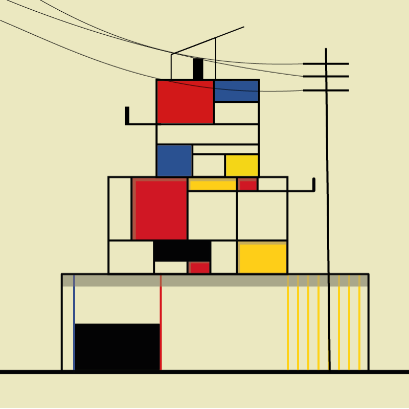 The Mondrian’s Houses #4 static token preview