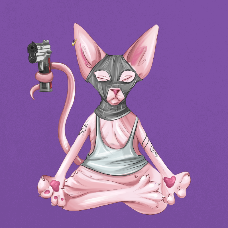 YogaCat #15 static token preview