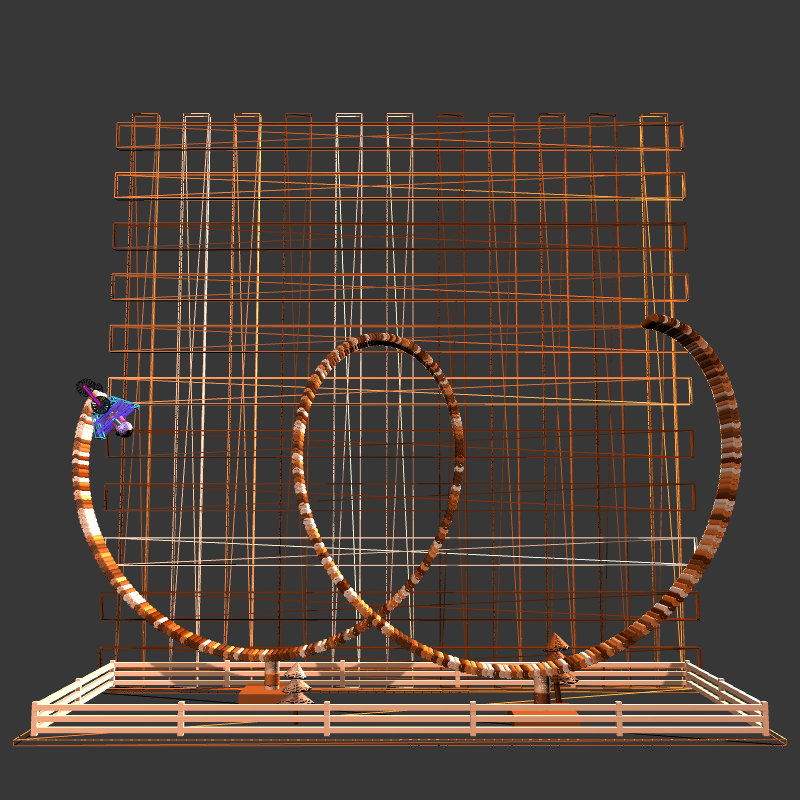 “Uncle Run” Fun Park: Roller Coaster #7 static token preview