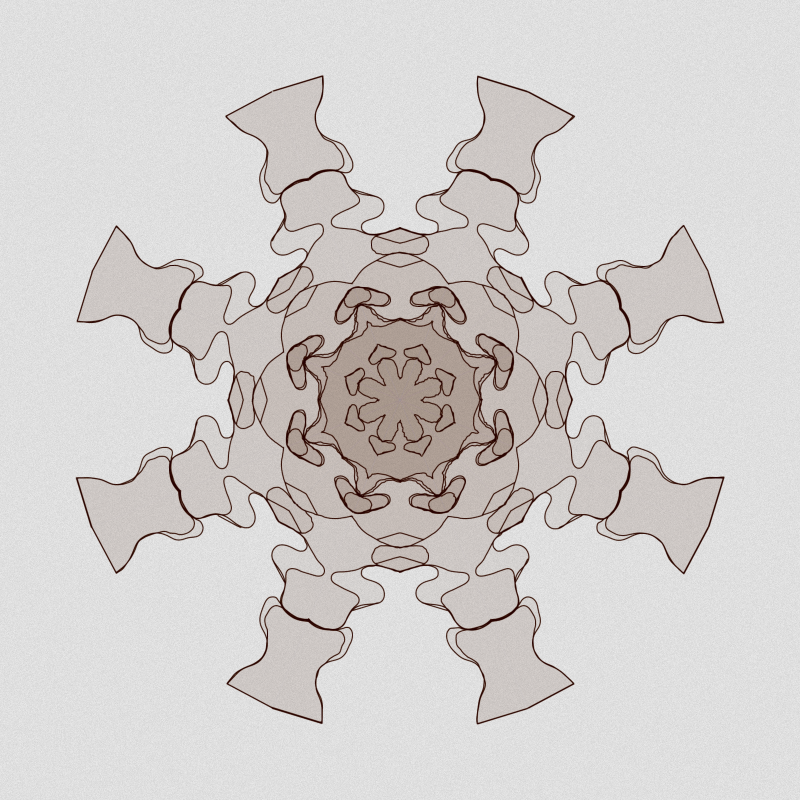 Handdrawn Kaleido #6 static token preview