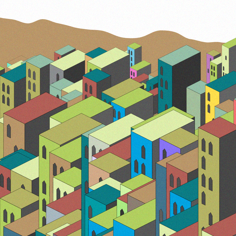 Coloured City #3 static token preview