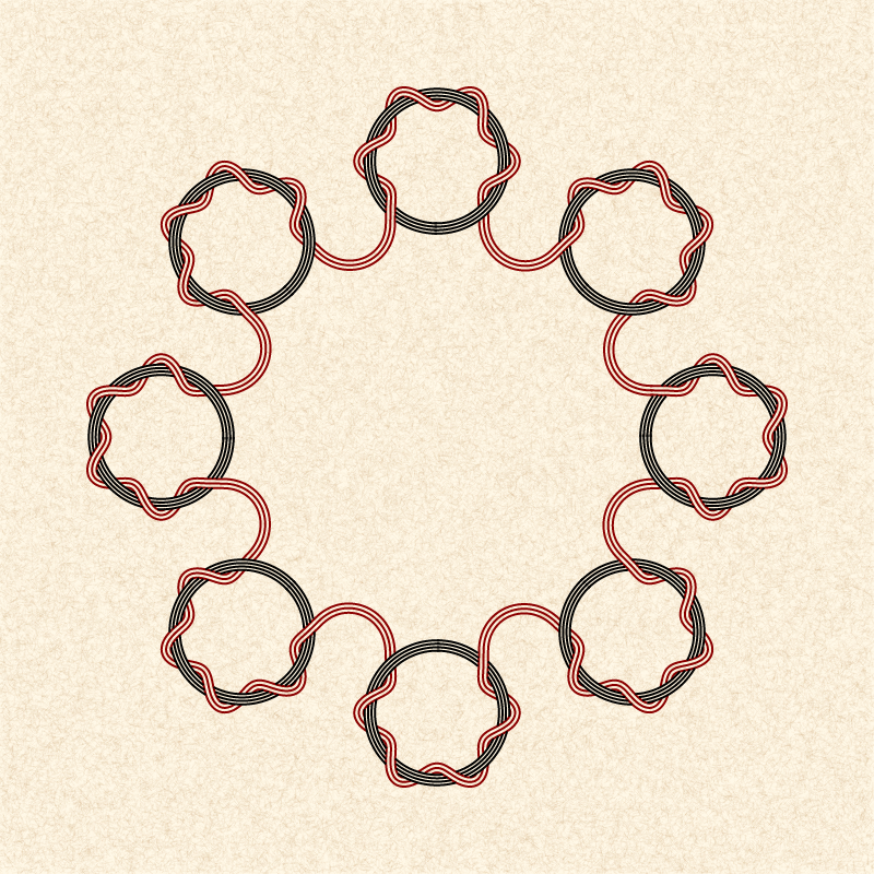 Sinusoidal Weave #12 static token preview
