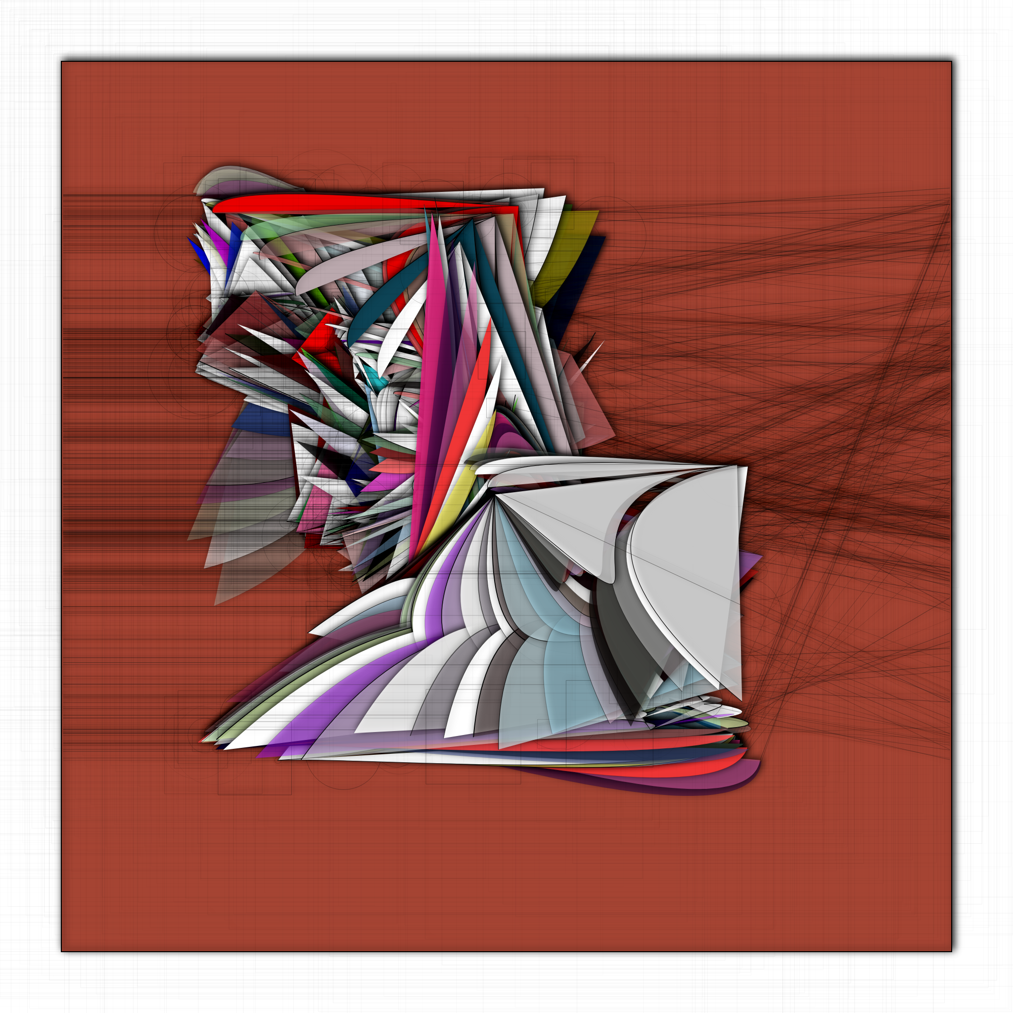 P5Js Thoughts V7 #6 static token preview