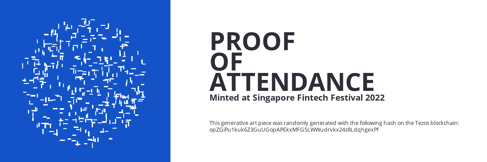 SFF2022 Proof of Attendance Token #18 static token preview
