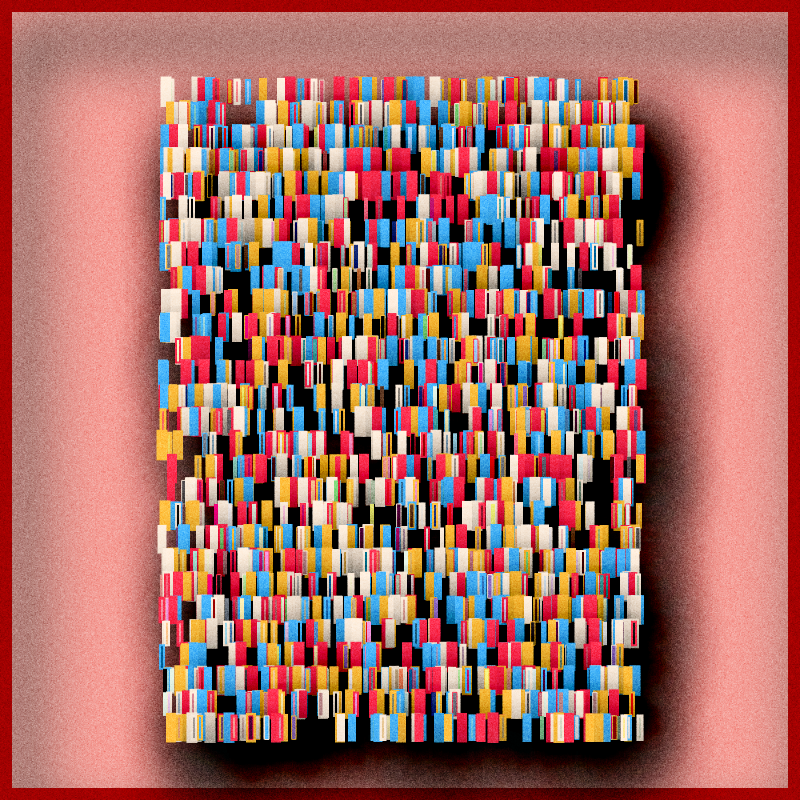 Floating Bookshelves #5 static token preview
