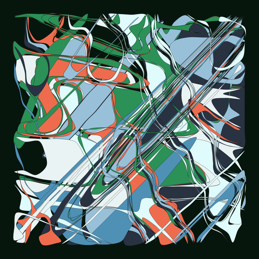 Geometric colorful shapes 3 #5 static token preview