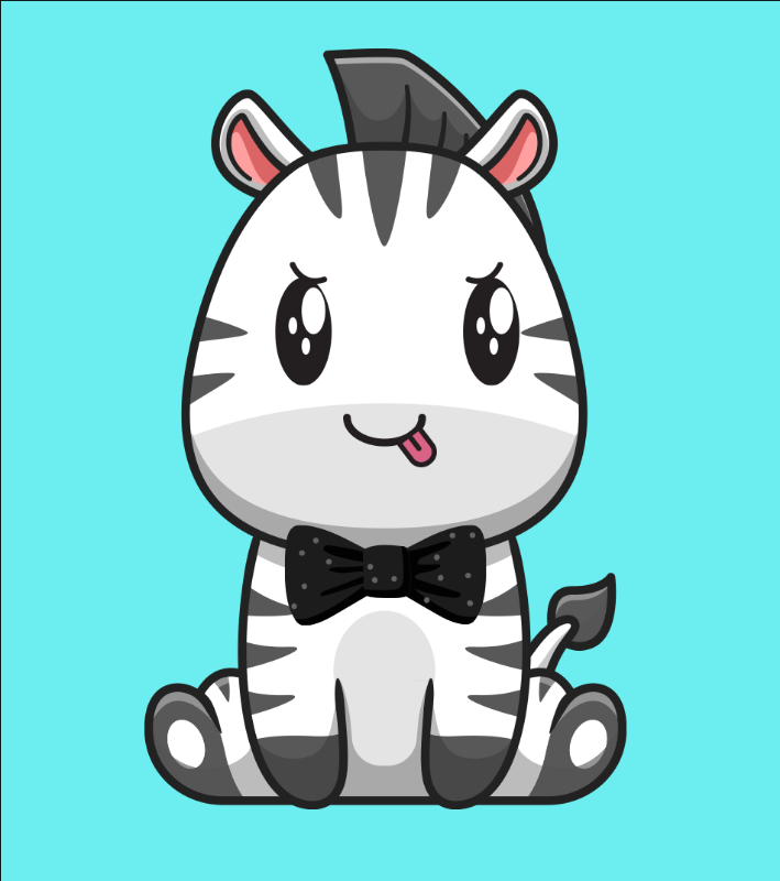 Baby Zebra Gang #21 static token preview