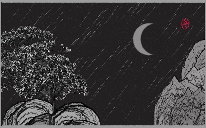 Bloom in the rain #17 static token preview