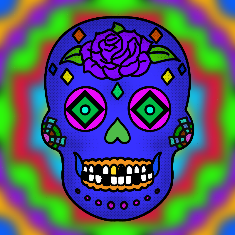 Sugar Skulls #24 static token preview
