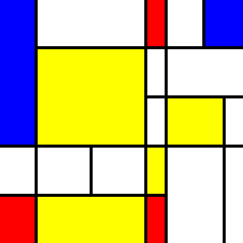 compositioninredblueandyellow.art, (NFT) #24 static token preview