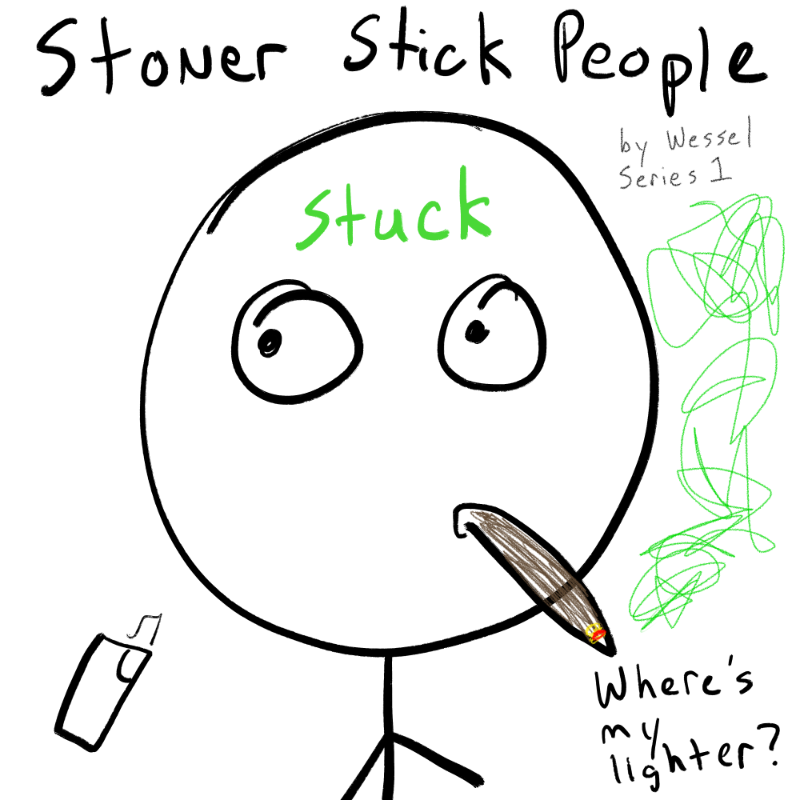 Stoner Stick People #21 static token preview