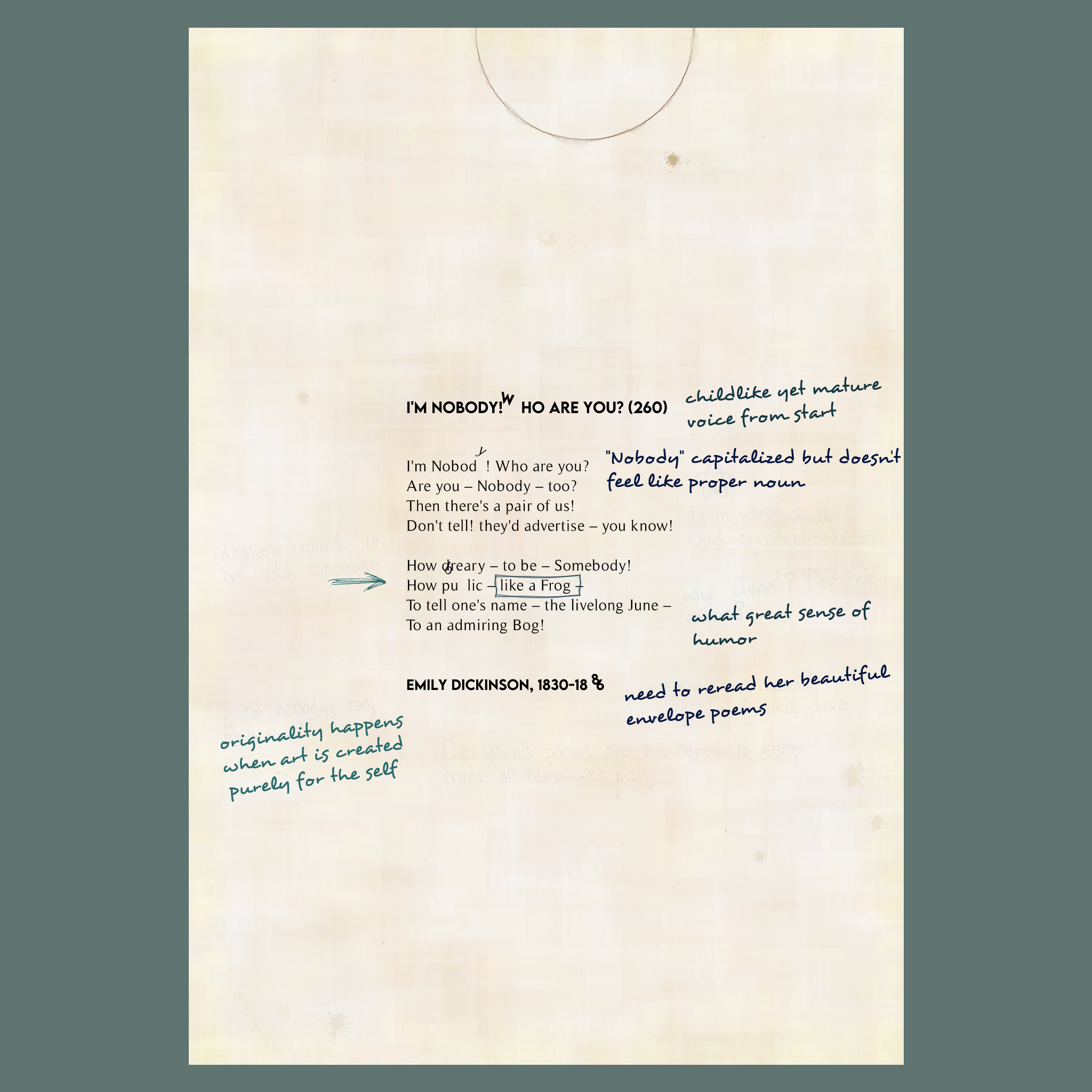 Poems in the Public Domain #23 static token preview