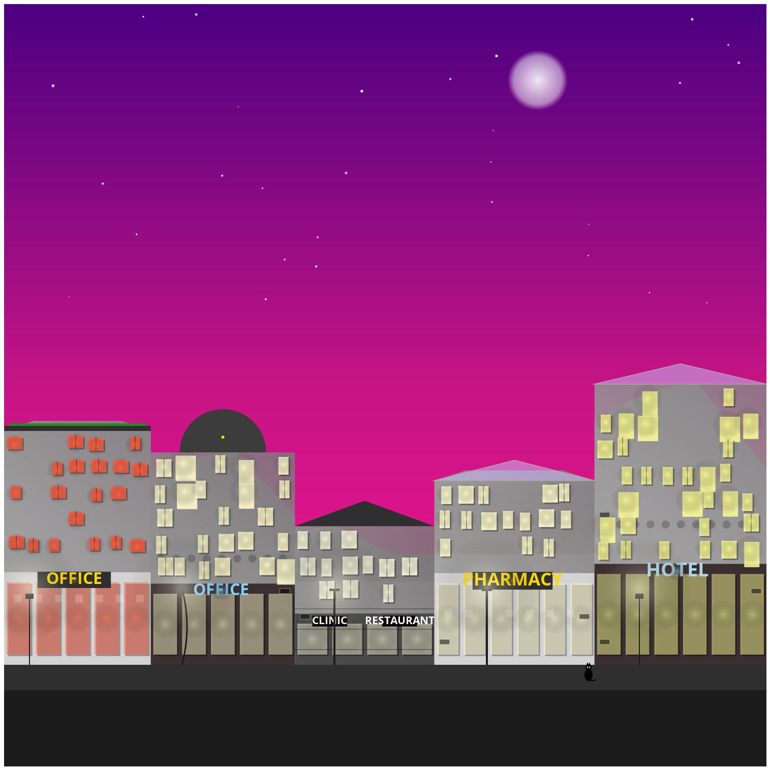 Night city life #8 static token preview