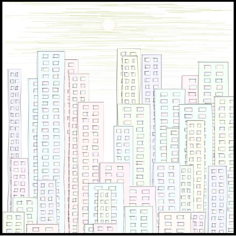 City sketch #7 static token preview