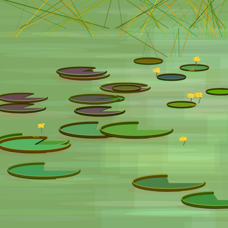 Water Lilies #3 static token preview
