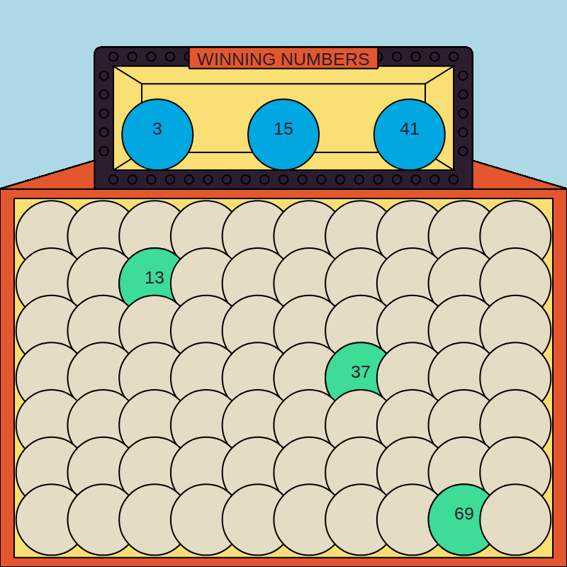 NFT Millions Lotto 03 #11 static token preview