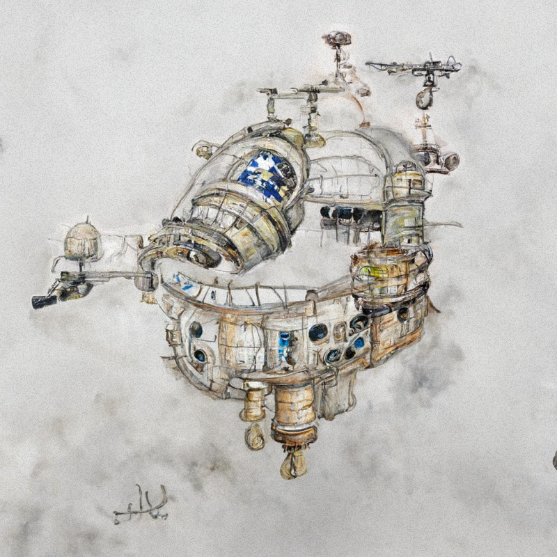 Utopian Space Castles #64 static token preview