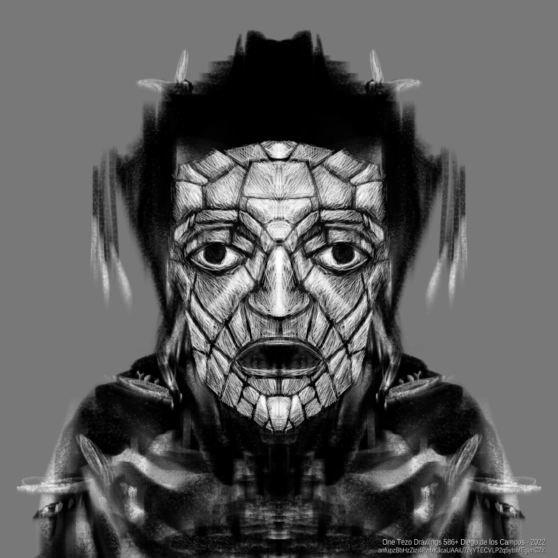 One Tezo Drawings_586+ #12 static token preview