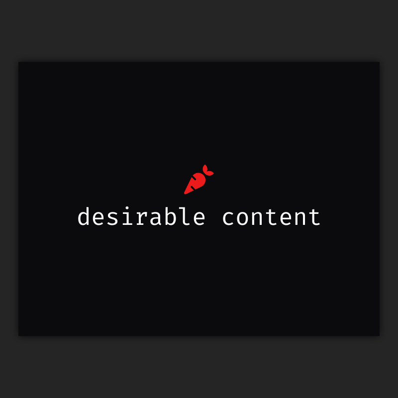 desirable content #12 static token preview