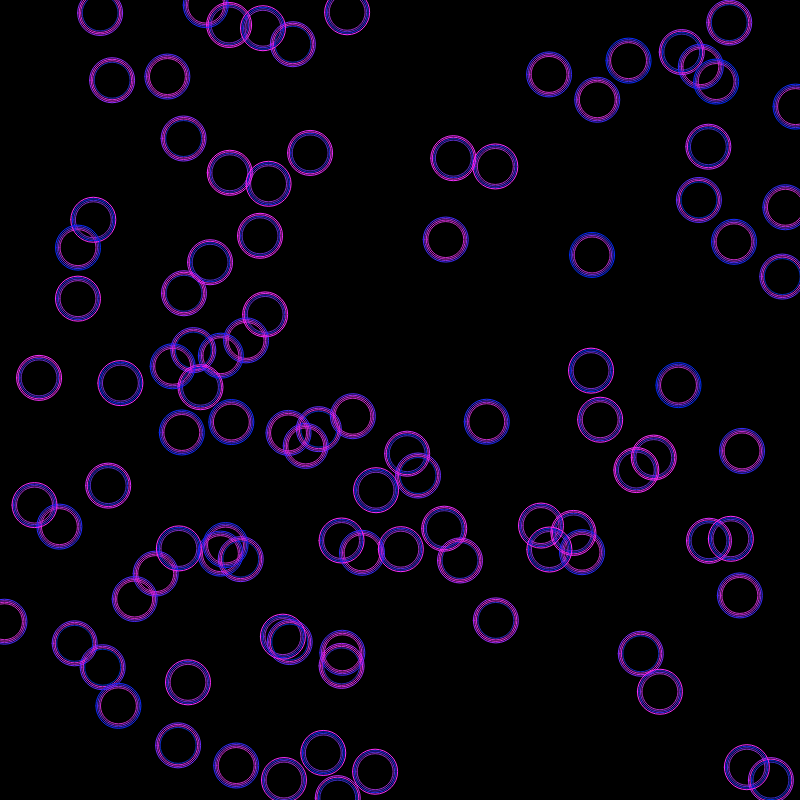 Bouncing circles #14 static token preview