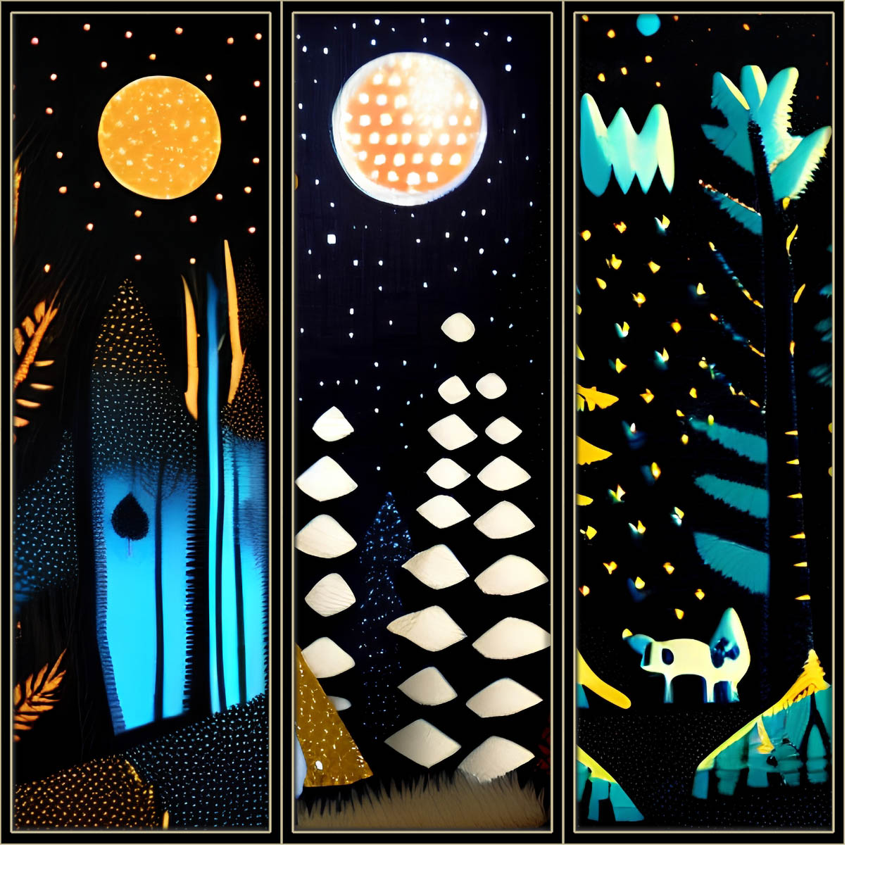Forest at Night #3 static token preview