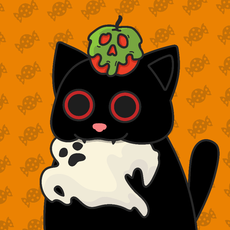 Addams Cat #3 static token preview