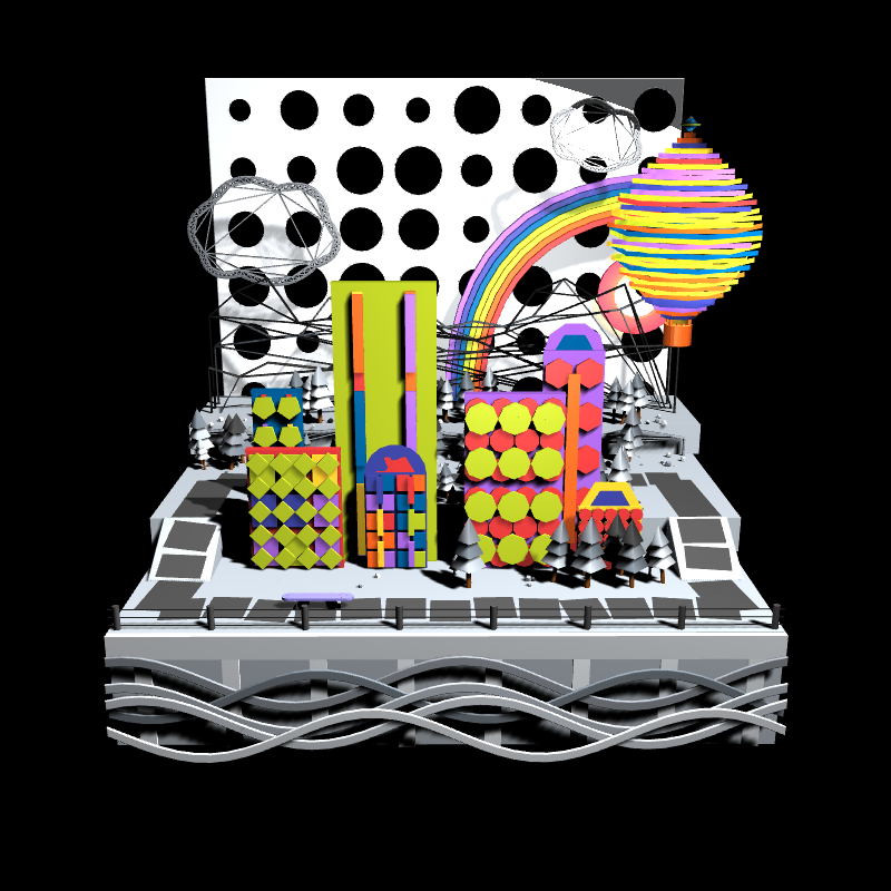 Paper Art 3D #17 static token preview