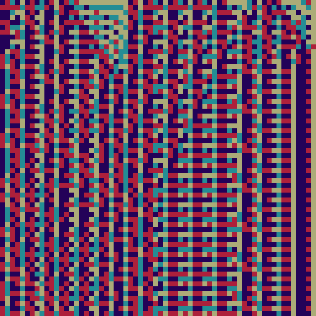 Blending Neighbors Cellular Automata #25 static token preview