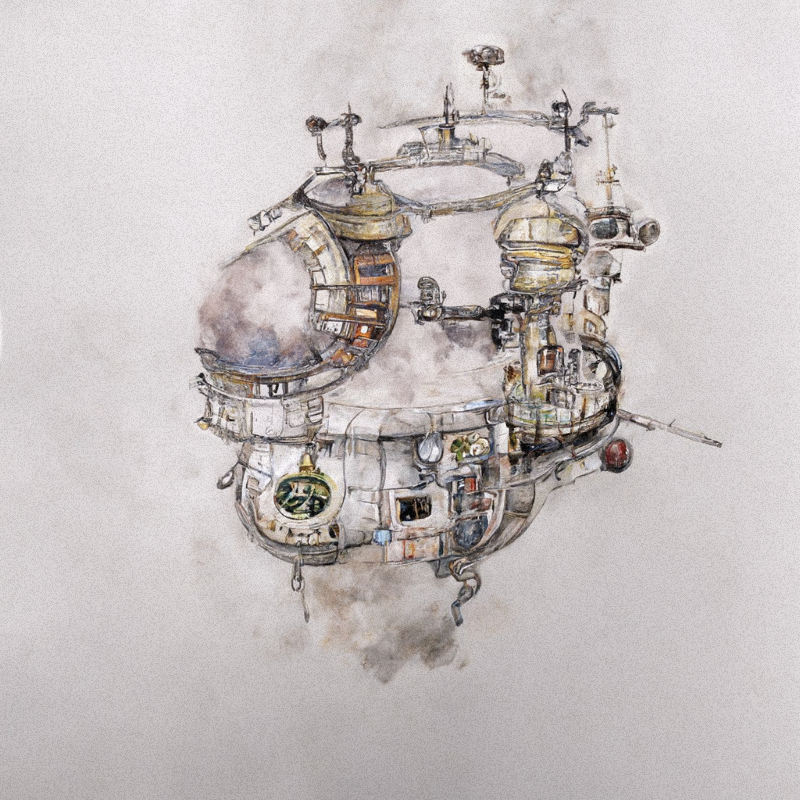 Utopian Space Castles #20 static token preview