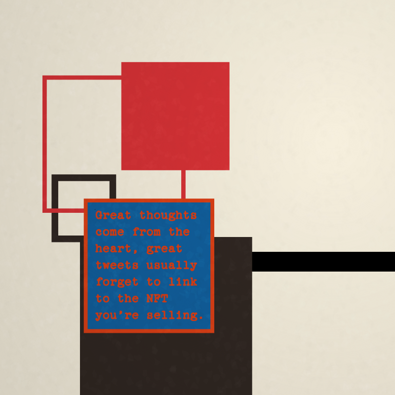 DeStijl Fortunes #23 static token preview