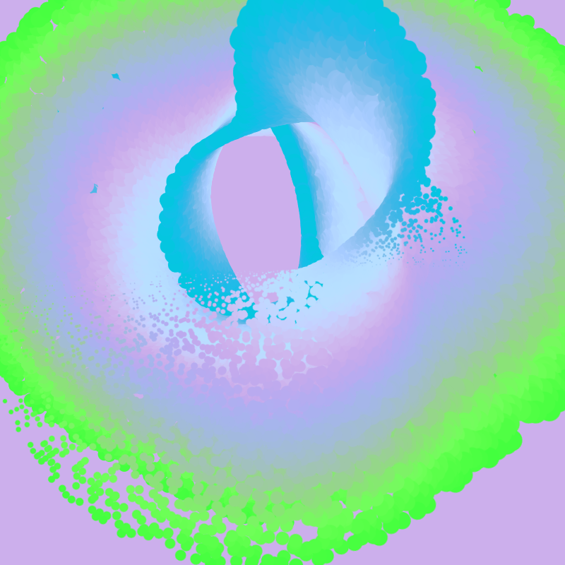 Wide Brush Rainbows #17 static token preview