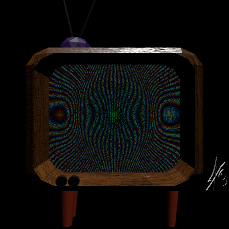 Glitchy TV #1 static token preview