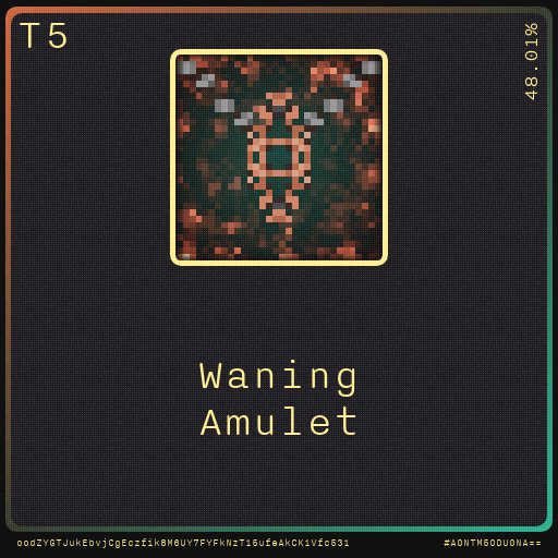 Gear for your quests - Amulet #8 static token preview