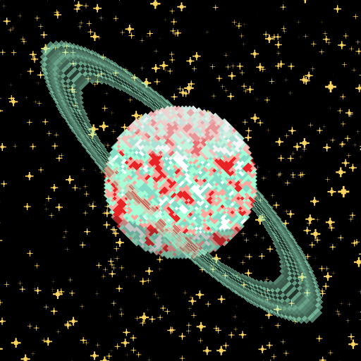 Pixel Planets #20 static token preview