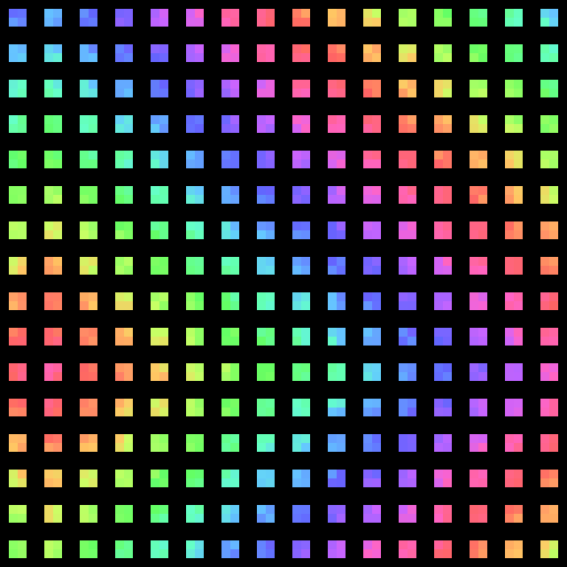 Animated RGB Squares #7 static token preview