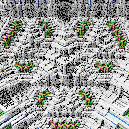 Colorful cubic sponge forms #21 static token preview