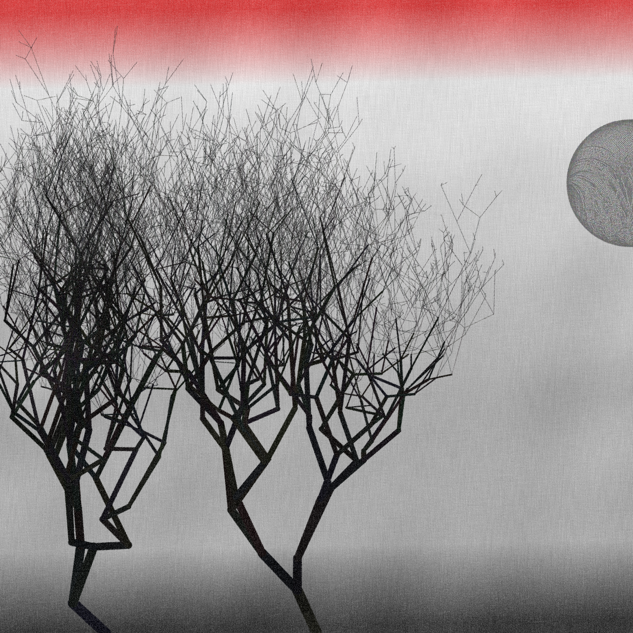 Three dead trees on earth #14 static token preview