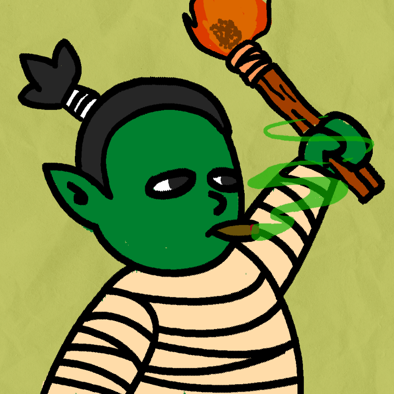 Paper Goblin #4 static token preview