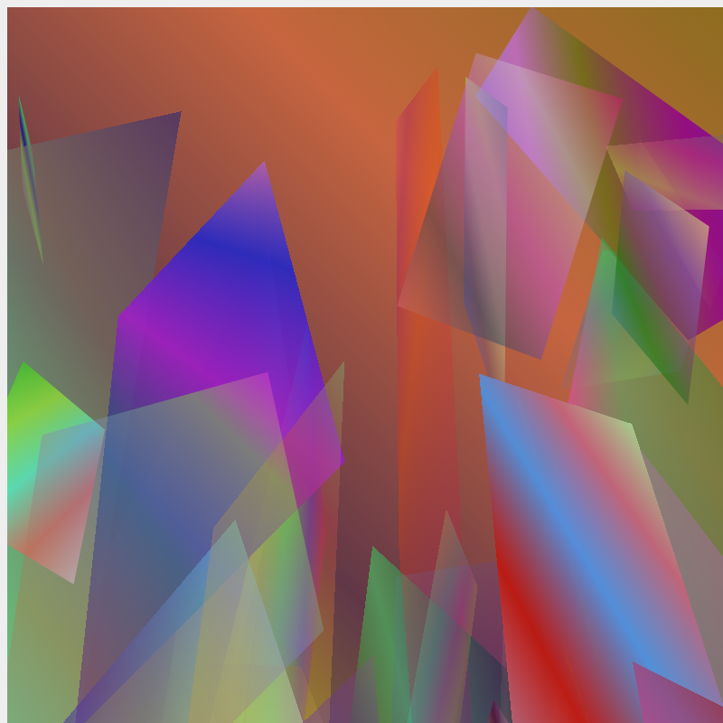 random divs with gradient and perspective #10 static token preview