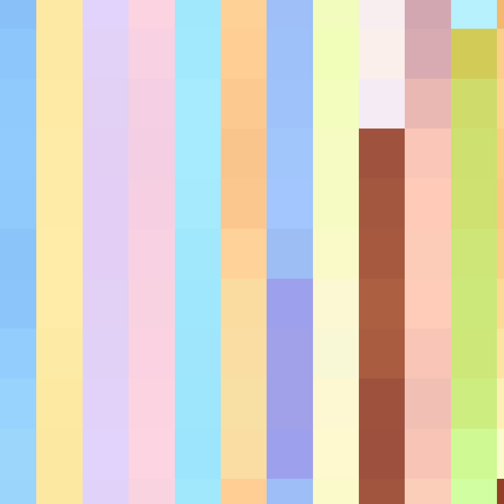 Pixelated Color Study #10 static token preview
