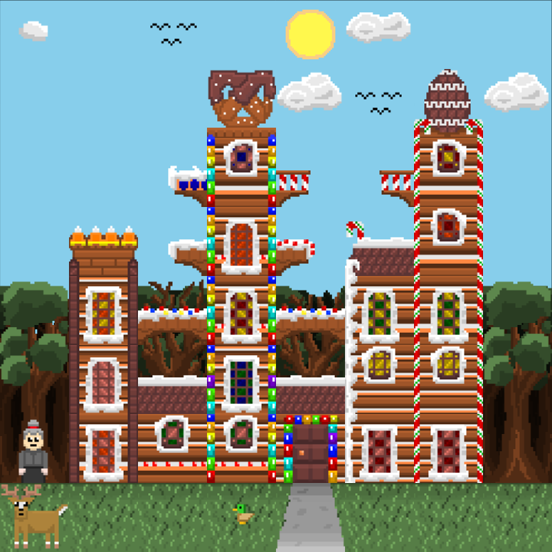 2D Mansion Candy House #23 static token preview